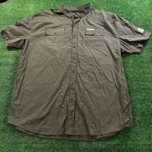 Three (3) Grunt Style Garage SS Button Down Mens Shirts Size XXXL American Flag - Picture 16 of 16